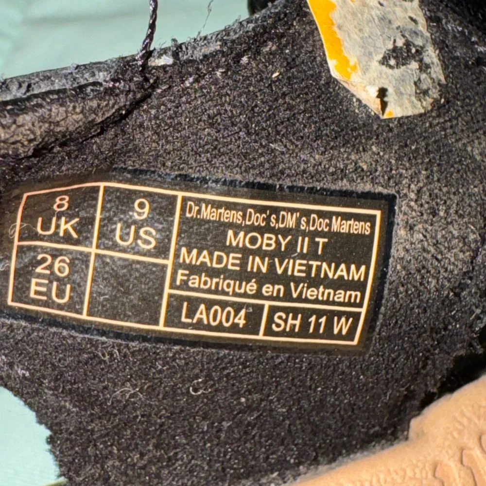 Dr. Martens Black Leather Sandals Toddler size 9